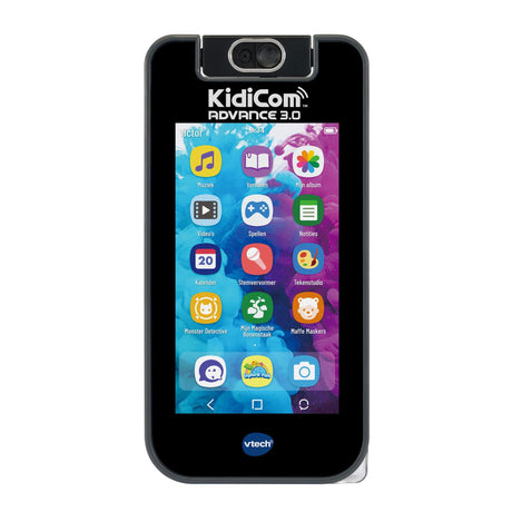 Vtech kidicom advance 3.0 telephone - interactive children's mobile with camera - educational toys - from 5 years - blue