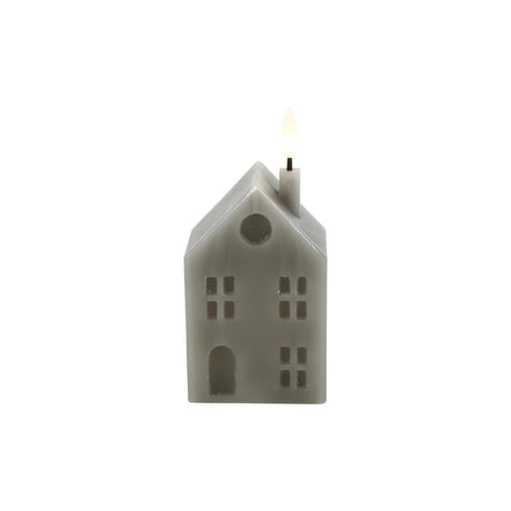 Countryfield LED Käerzehaus grau 5x6x14cm