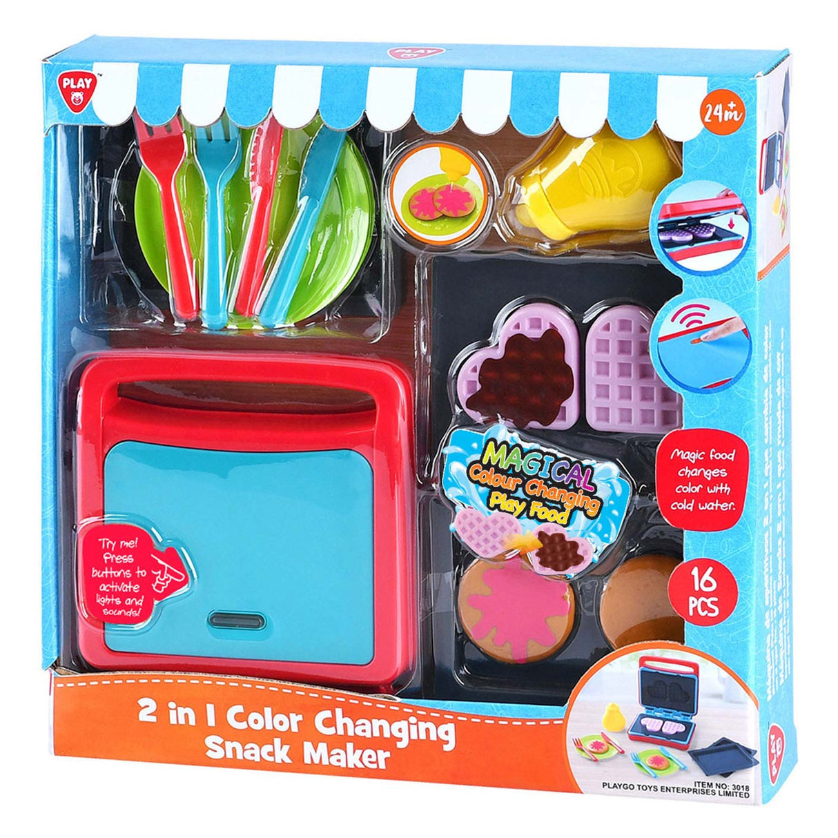Playgo Faarf änneren Snacks maachen - 2in1