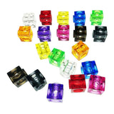 Transparent connecting blocks - 75 pcs. in storage box
