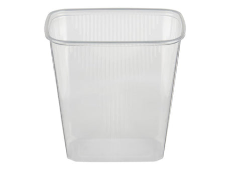 Verpackungsbecher 500ml mat kloerem Deckel, 10 Stéck