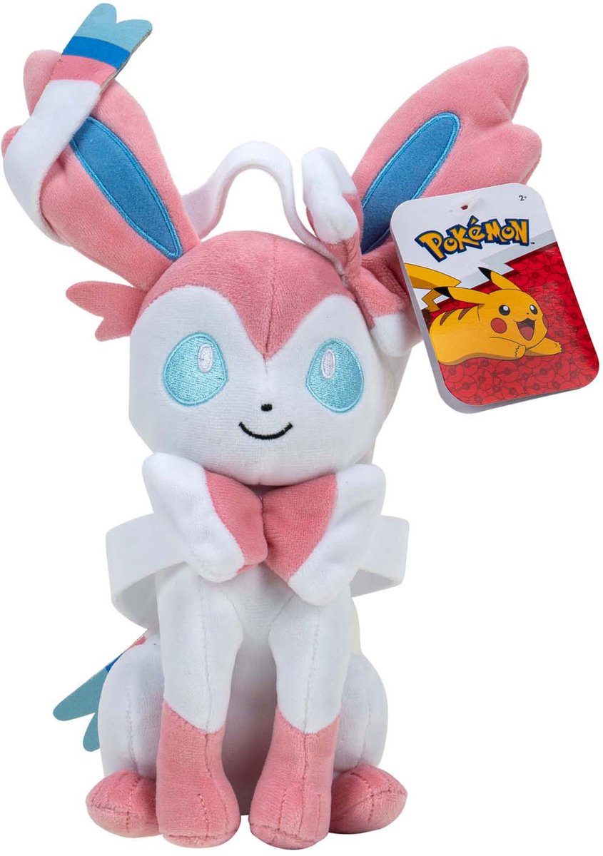 Jazwares pokémon cuddly toy plush sylveon - 20cm
