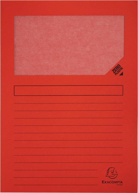 Exacompta l-map forever | for ft a4 | pack of 25 pieces | red