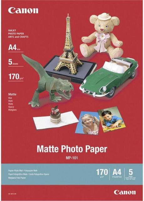 Canon - matte photo paper - photo paper - a4 - 5 sheets