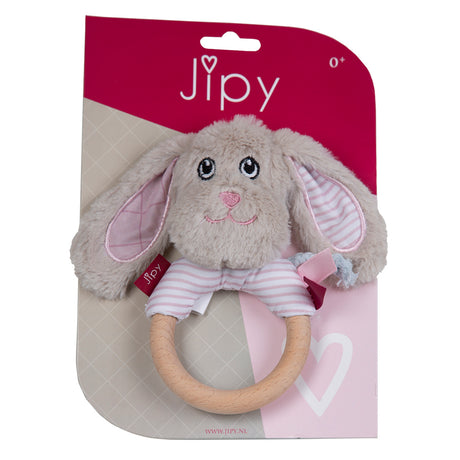 Jipy rattle dog pink