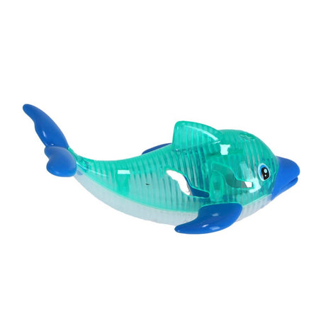 Dive dolphin with light, dive dolphin with light