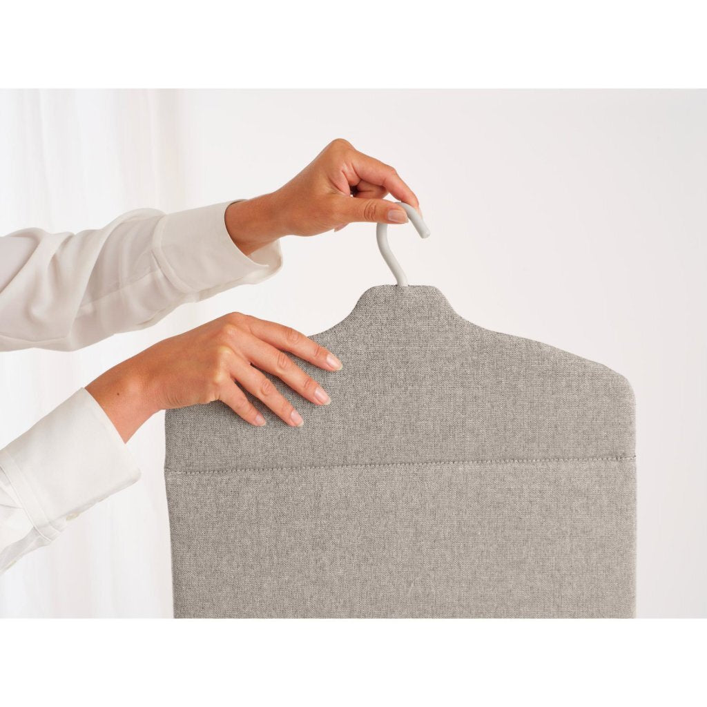 Vaporizador de roupas Brabantia dobrável 93x40,4x1,2 cm cinza claro