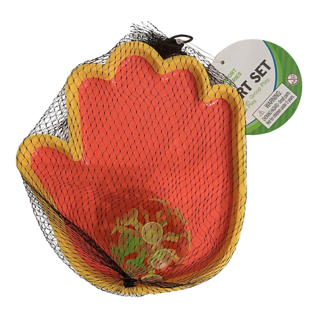 Summertime catch game with suction cup ball