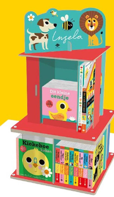 Tafeldisplay ingela. vulling 42 boeken.
