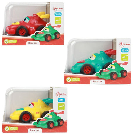 Toi-toys toi toys Mažų žvaigždžių lenktyninių automobilių animacinis filmas su trintis