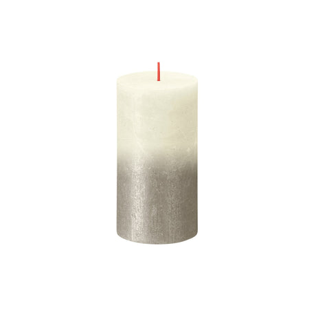 Bolsius kaars 13x6,8 cm fading parel champagne