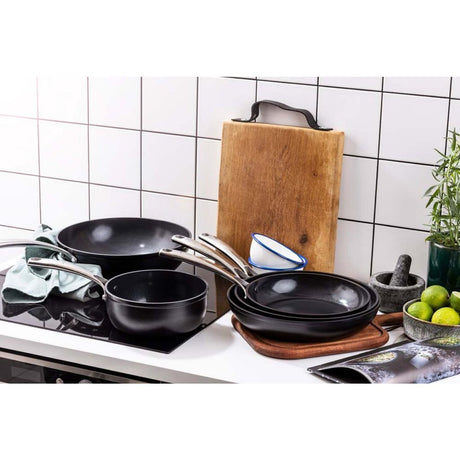 Bk superior ceramic frying pan 30 cm black