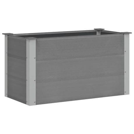 Sadzarka vidaxl podniesiona 100x50x54 cm HKC Gray