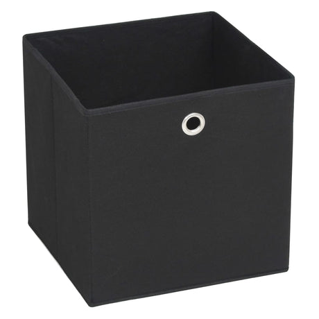 Vidaxl storage boxes 4 pcs 32x32x32 cm nonwoven fabric black