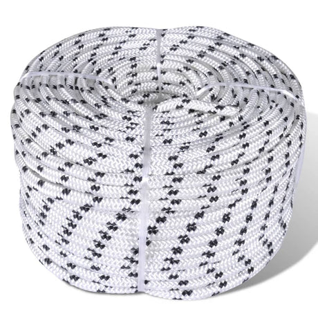 Vidaxl boat rope polyester braided 12mmx50m
