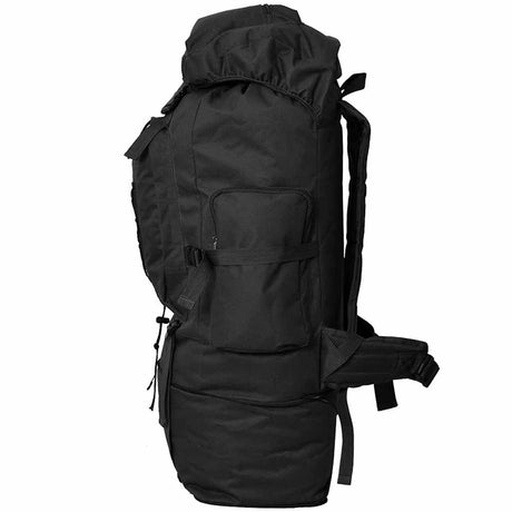 Vidaxl batoh armády styl xxl 100 l černá