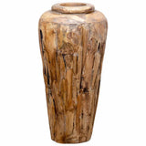 VidaXL Decorative vase 40x80 cm solid teak wood