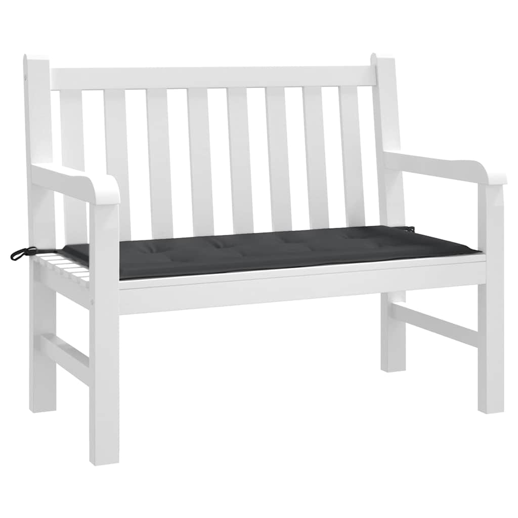 Vidaxl Garden Bench Cushion 100x50x4 cm Oxford stoff svart