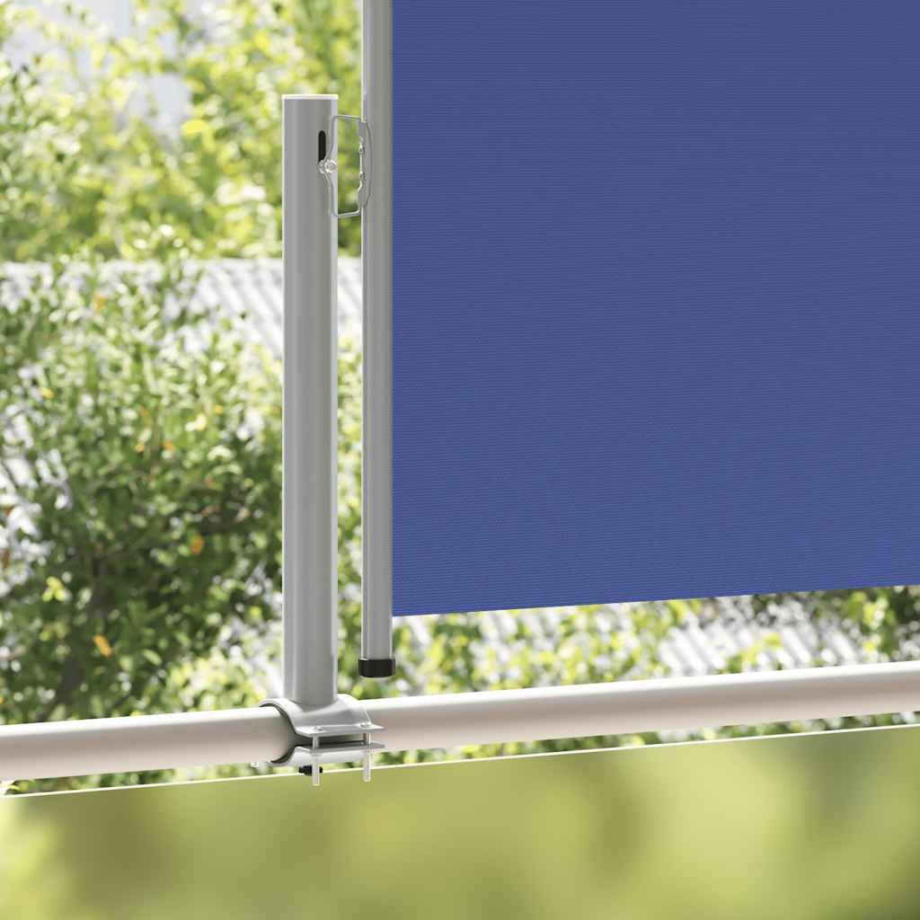 Vidaxl retractable garden screen 100x300 cm blue