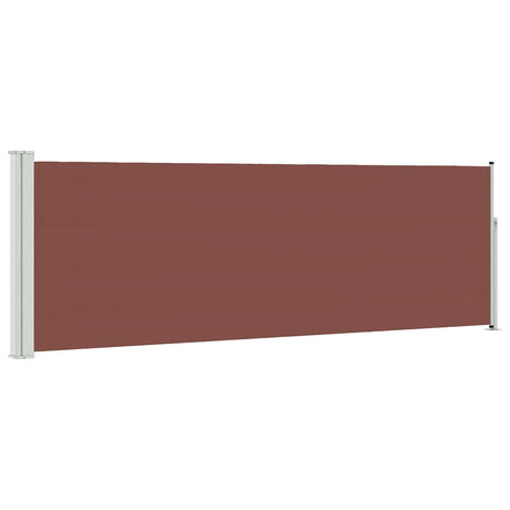 Vidaxl retractable garden screen 100x300 cm brown