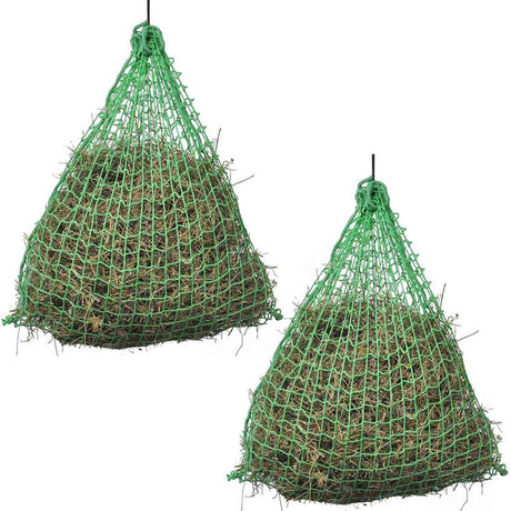Vidaxl hay nets 4 pcs round 1x1 m pp