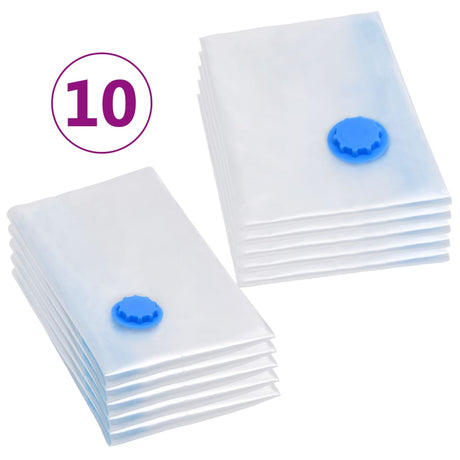 Vidaxl vacuum storage bags 10 pcs 2 sizes