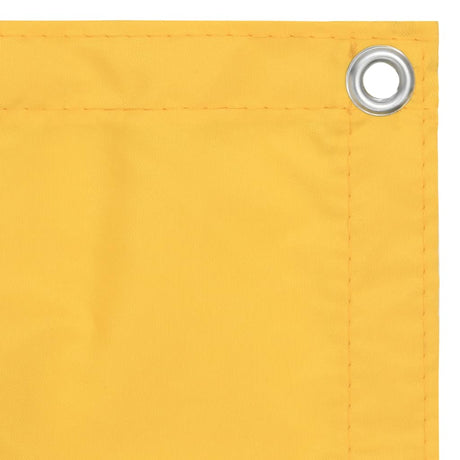 Vidaxl balcony screen 120x500 cm oxford fabric yellow