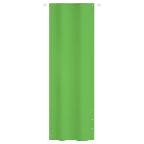 Écran de balcon Vidaxl 80x240 cm Oxford tissu vert clair