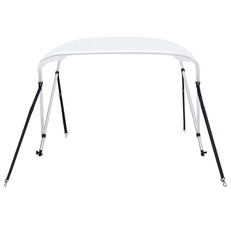 Vidaxl biminitop 2-boogs 180x130x110 cm branco