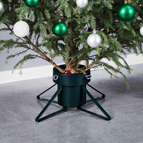 Vidaxx support pour sapin de Noël 46x46x19 cm noir