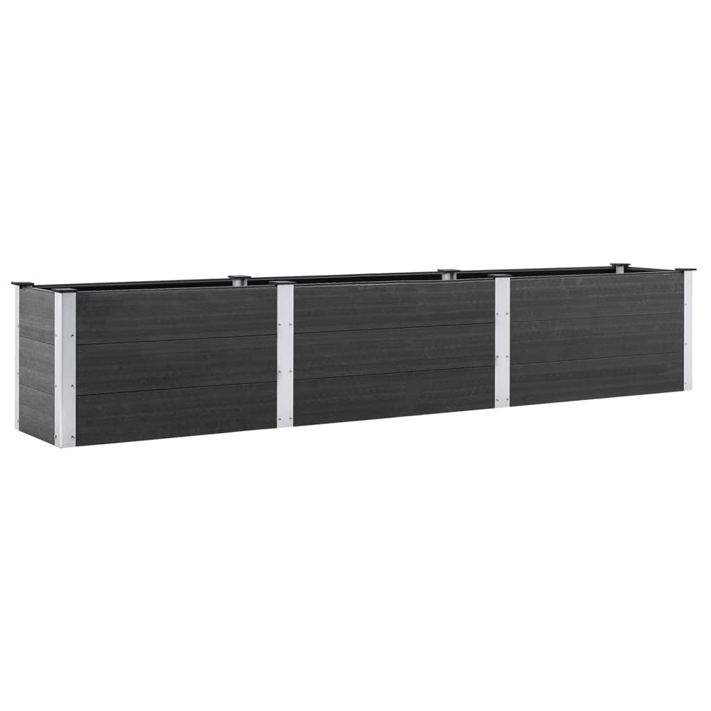 VidaXL Raised Planter 300x50x54 cm HKC Grey