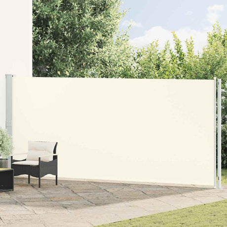 Vidaxx raztegljiva vrtna paravana 180x600 cm krem