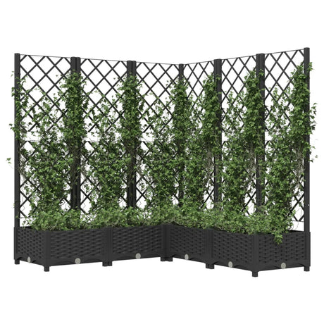 Vidaxx sodintuvas su grotelėmis 120x120x121,5 cm polipropileno juodas