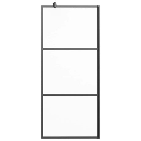 Sprchový kút Vidaxx walk-in 90x195 cm matné ESG sklo čierne