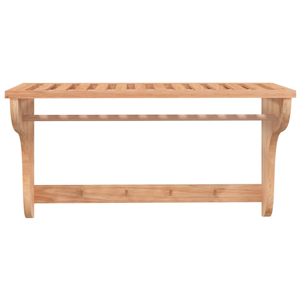 Vidaxl towel rack 60x30x35 cm solid walnut wood