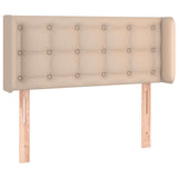 Vidaxl hoofdbord met randen 103x16x78 88 cm kunstleer cappuccinokleur