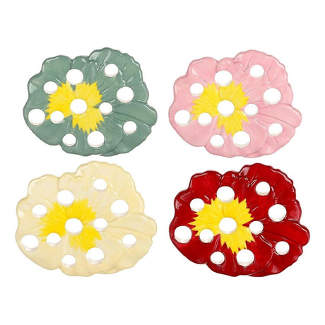 Hbx naturlig levende blomsterdekorasjonslokk 0,8xø15cm