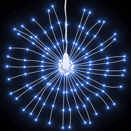 Vidaxl kerstverlichting vuurwerk 140 koudwitte led's 17 cm