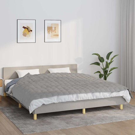 Vidaxx Gewichtsdecke 155x220 cm 7 kg Stoff grau