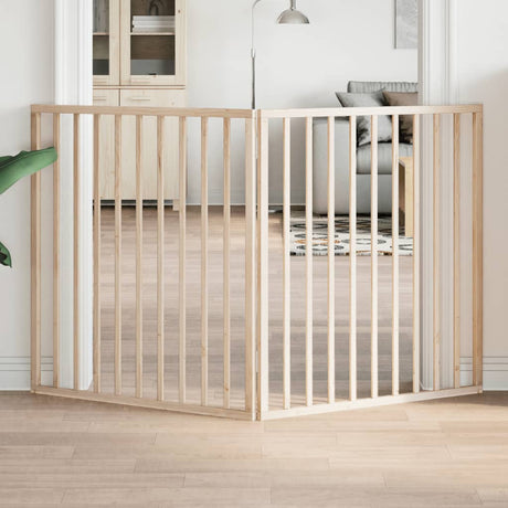Vidaxx skladacia brána pre psa 2 panely 160 cm topoľové drevo