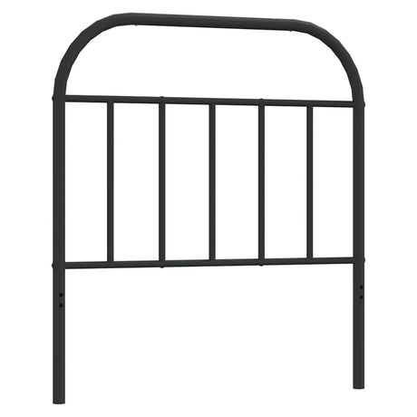 Vidaxl vervangend hoofdbord metaal zwart 90 cm