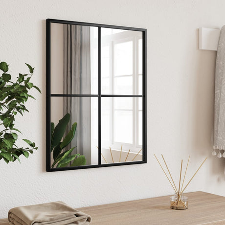 Vidaxx rectangular wall mirror 40x50 cm iron black