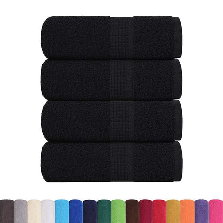 Vidaxx Wäschtuch Frogn 4 Stéck 30x30 cm 360 g m² schwaarz