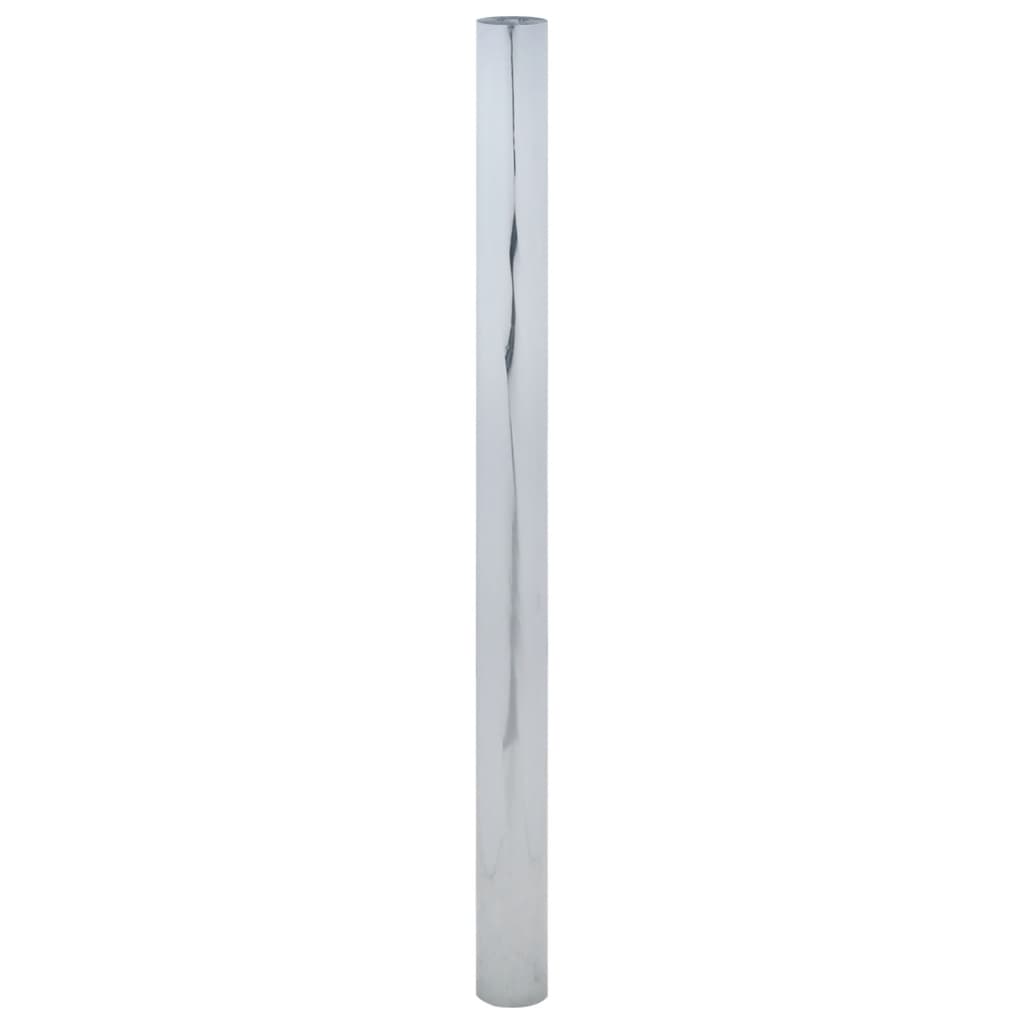 Folha solar Vidaxx estaticamente reflexiva 90x2000 cm PVC prateado