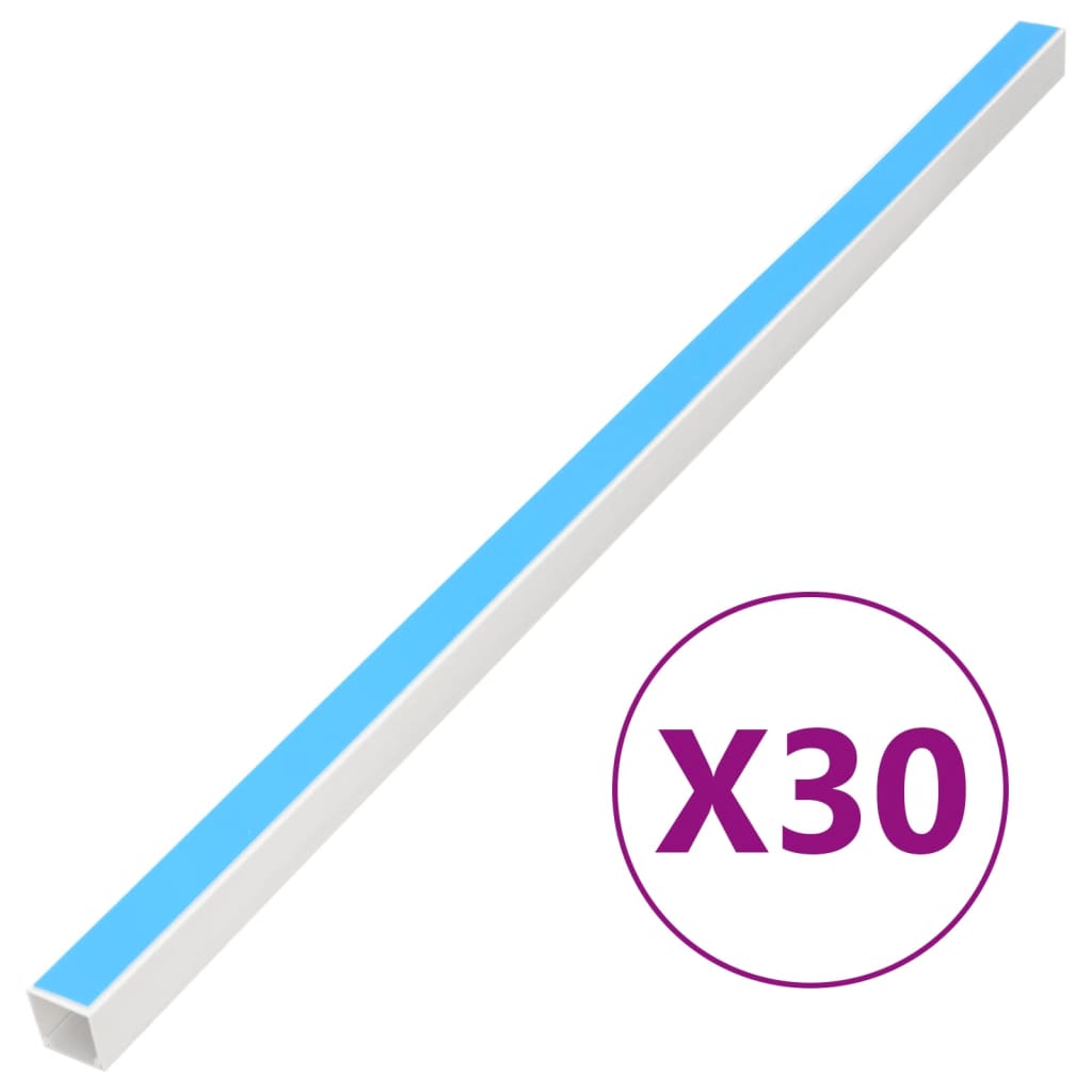 Vidaxxl cable duct self-adhesive 40x25 mm 30 m PVC