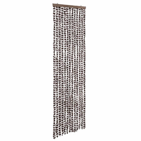 Vidaxx poletovací závěs 56x200 cm žinylka béžová a hnědá