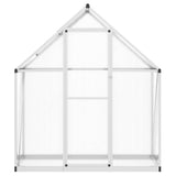 Estufa de jardim Vidaxx com estrutura básica 169x58x195 cm alumínio prateado