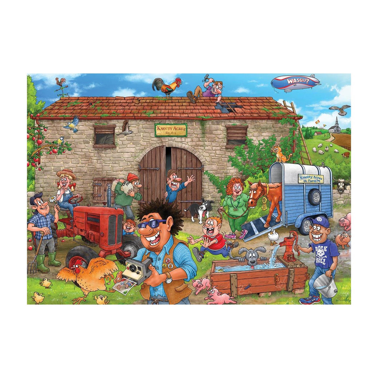 Jumbo wasgij destiny 30 - happy harvest! - 1000 piece puzzle - jigsaw puzzle for adults - puzzles from 12 years