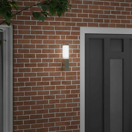 Vidaxx outdoor wall lamp silver 10.5 x 6 x 33 cm