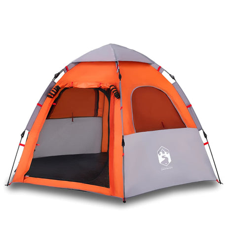 Vidaxl Camping Zelt 4-Persoun Quick Release gro an orange
